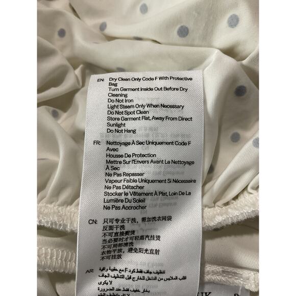 Alex Perry Crystal White Nylon Turtleneck Ruched Column Dress Size UK 8/US 4 NWT - Picture 5 of 7